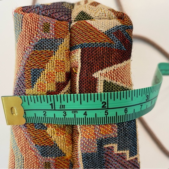 Boho Native American Aztec Weaved Mini Bag Purse Festive Micro Boho Crossbody - Picture 11 of 12